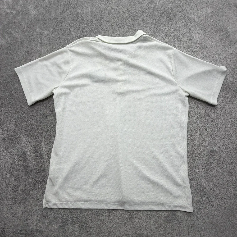 Jordan Polo Shirt Mens‎ L White 92% Polyester 8% Cotton Tagless Mesh Jumpman